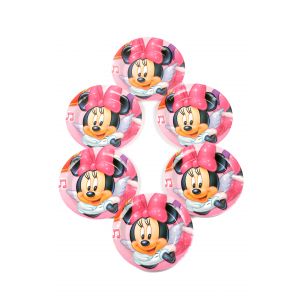 Minnie Mouse 9 Inches Disposable  Plate (6 Pcs/Pack)