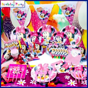  Minnie Mouse Theme COMBO (Pack OF 90PCS)