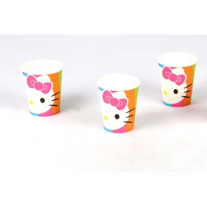 Hello Kitty Theme 9Oz Paper Cup (6 Pcs/Pack)
