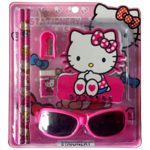  Hello Kitty Goggles Stationery Set (pack of 6 items)