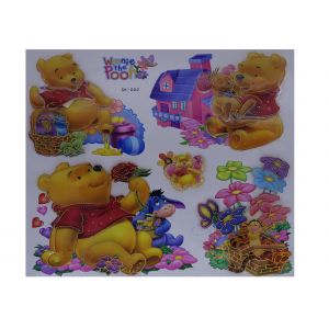 3D Print Room Decor Stickers - Winnie The Pooh